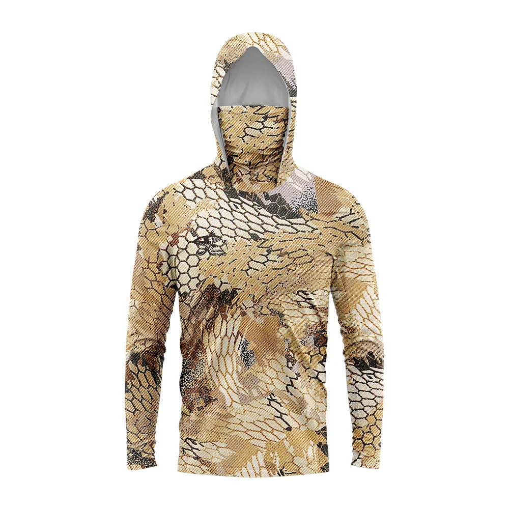 3D Printing Mask - Men Snake Texture Camouflage 3D Fishing