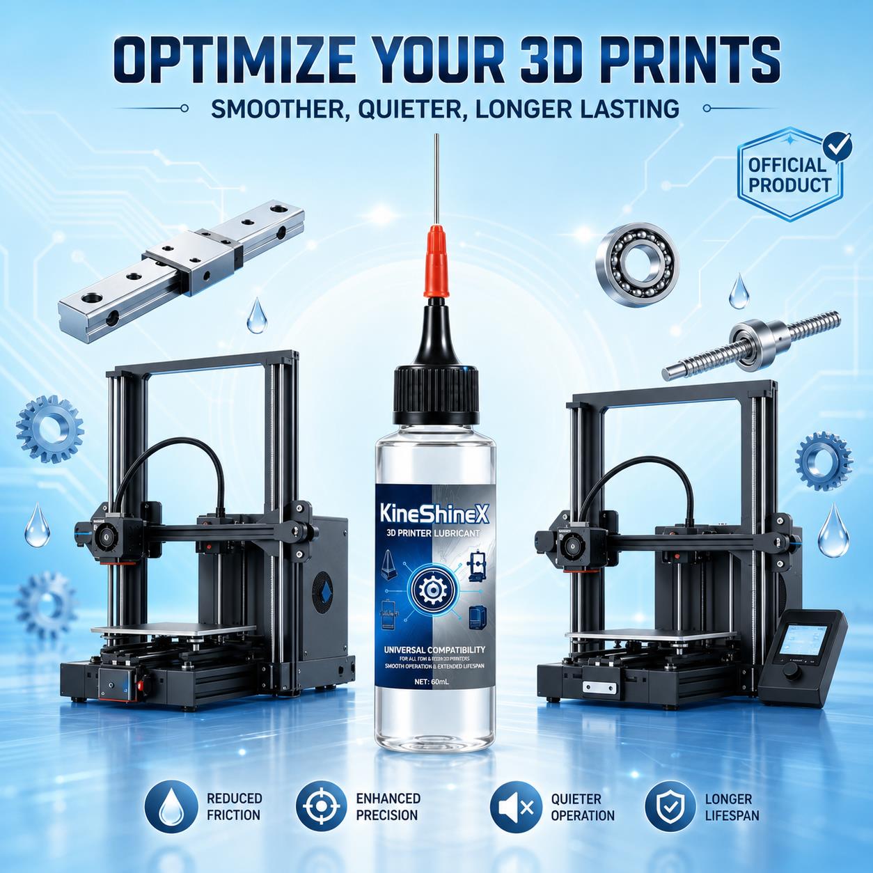3D Printing Guide - 3D Printer Gear Rail Lubricant Grease