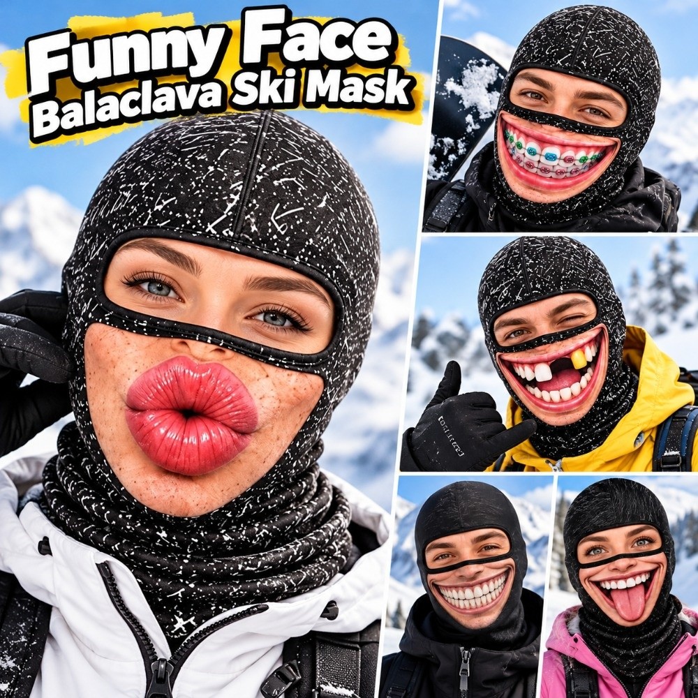 3D Printing Mask - 3D Face Printed Old Man Balaclava