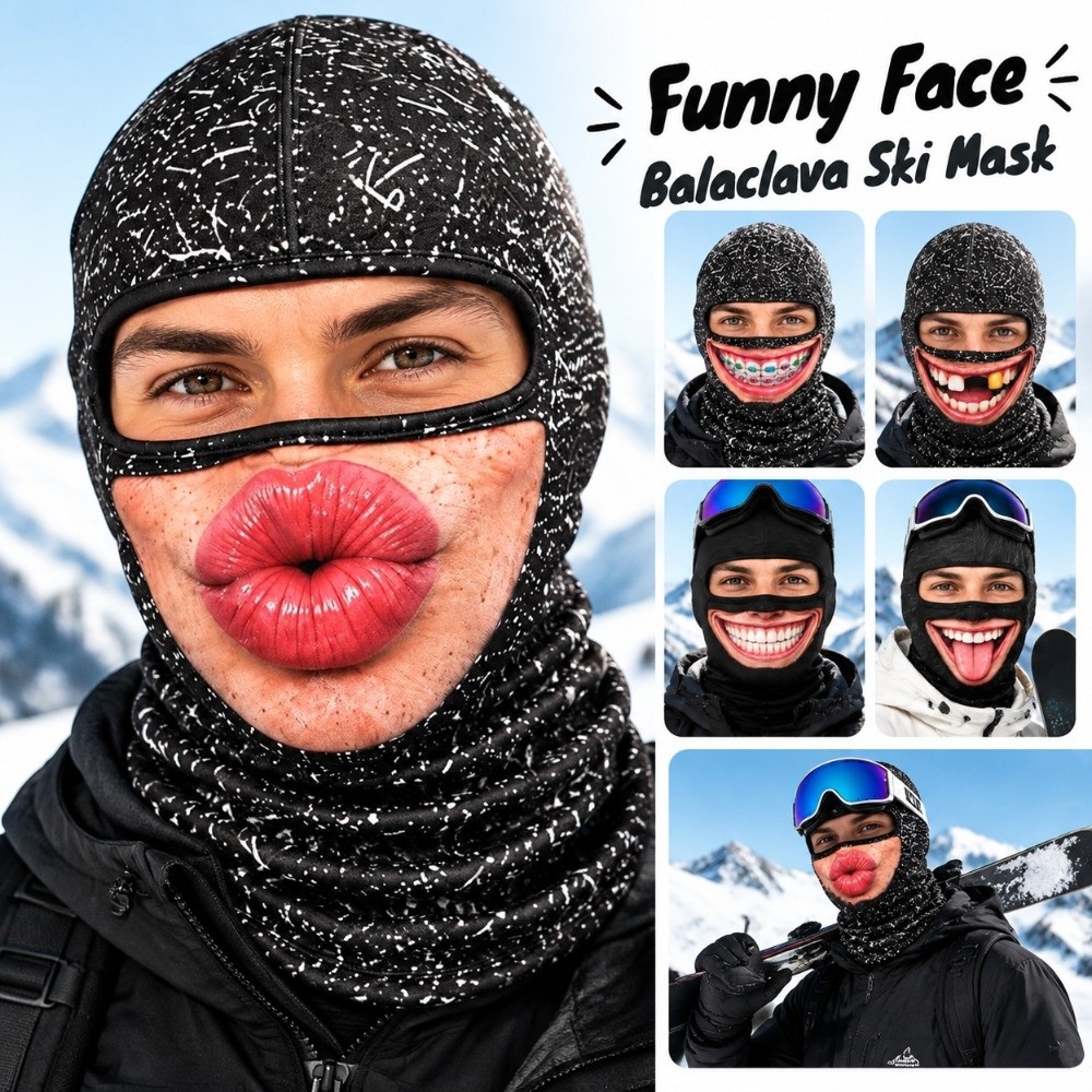 3D Face Printed Old Man Balacl - 3D Printing Mask review and price