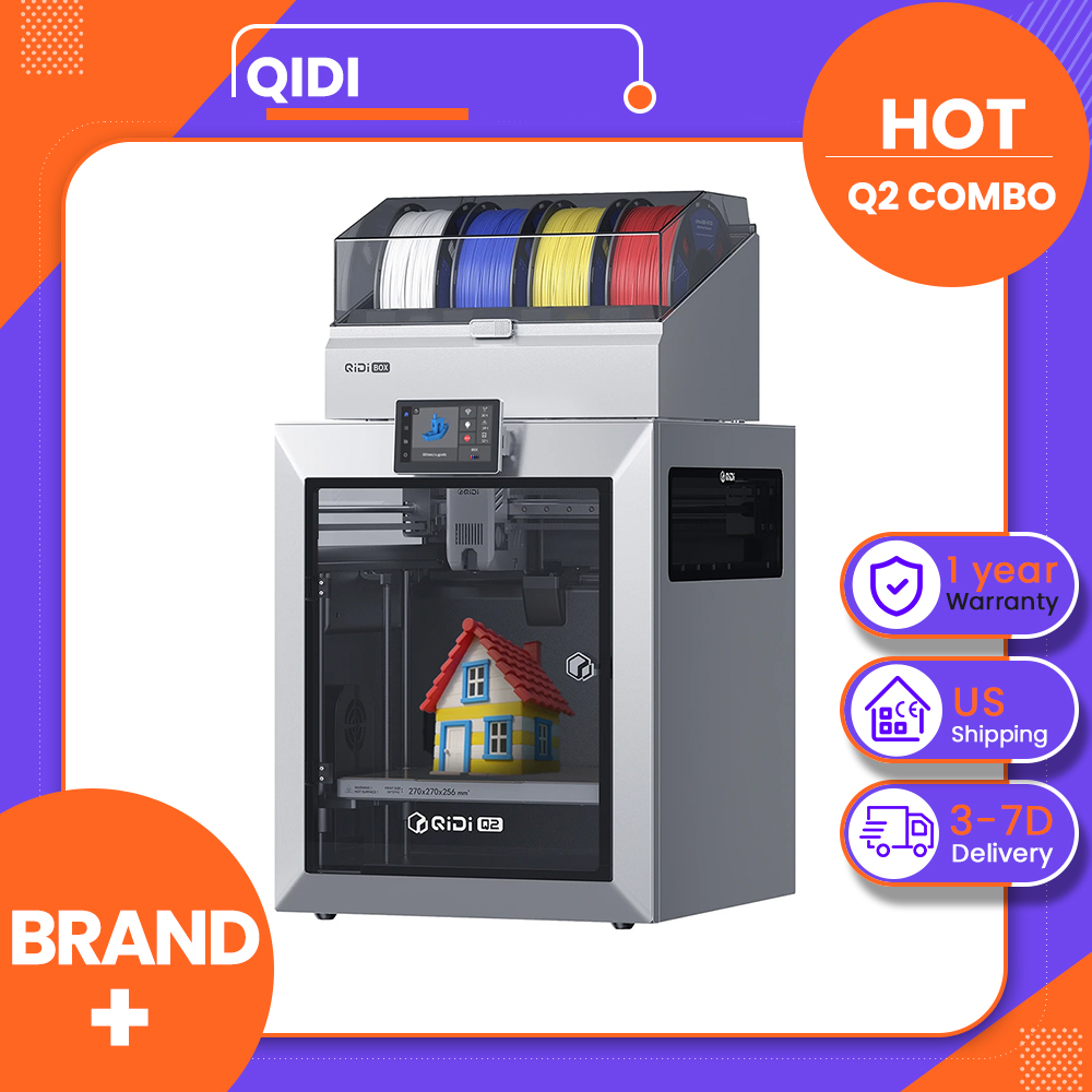 QIDI Q2 Combo 3D Printer, 600m - 3D Printing Online Service review and price
