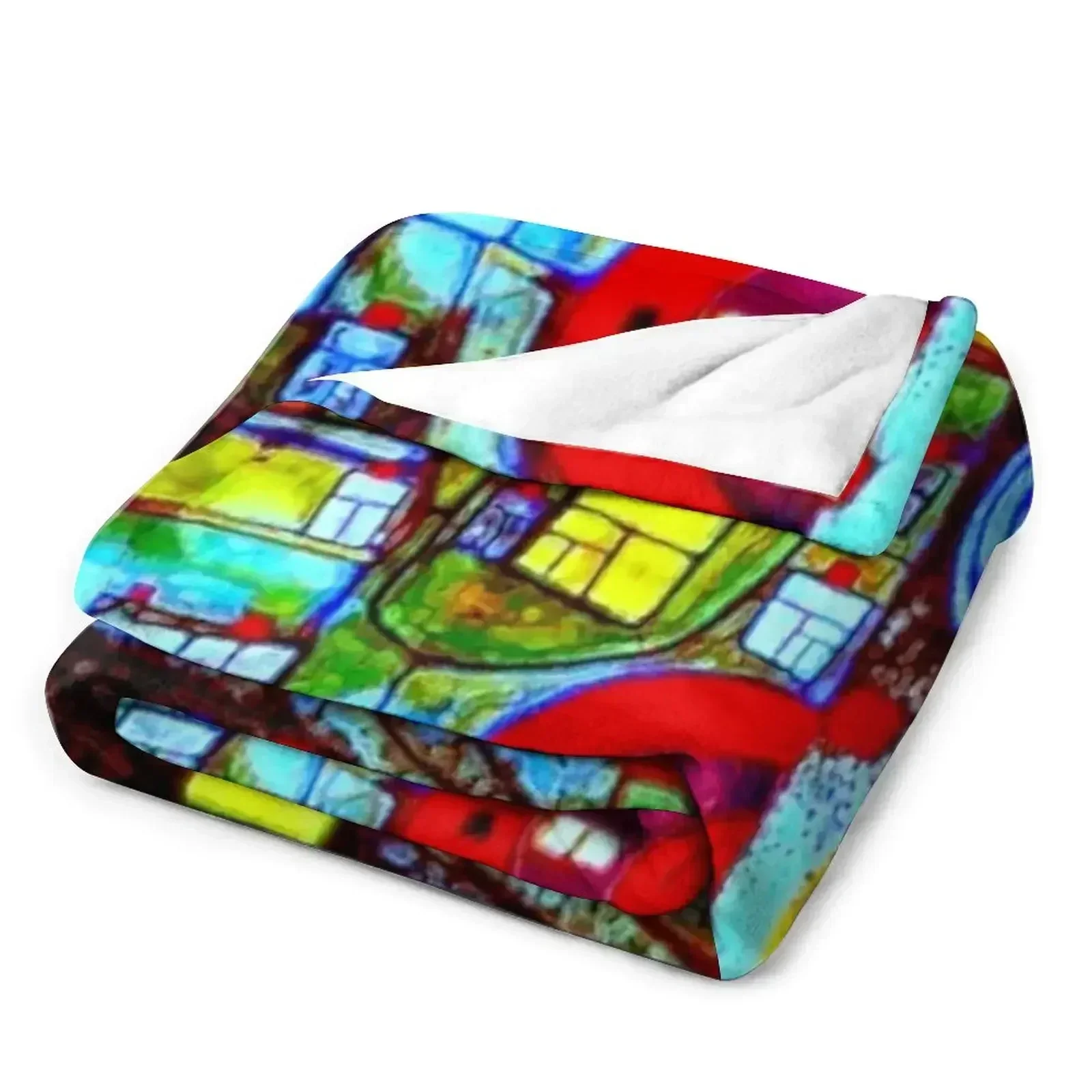 Qatar 813 neon Throw Blanket c - 3D Printing Qatar review and price